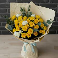 Букет цветов из:  Розы в Калужской Краснодарский край