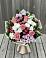 Букет цветов из: Альстромерии, Гвоздики, Розы и Хризантемы в Калужской Краснодарский край