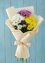 Букет цветов из:  Хризантемы в Калужской Краснодарский край