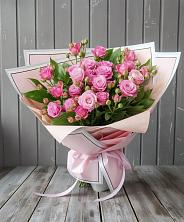 Букет Розовый кустик в Калужской Краснодарский край