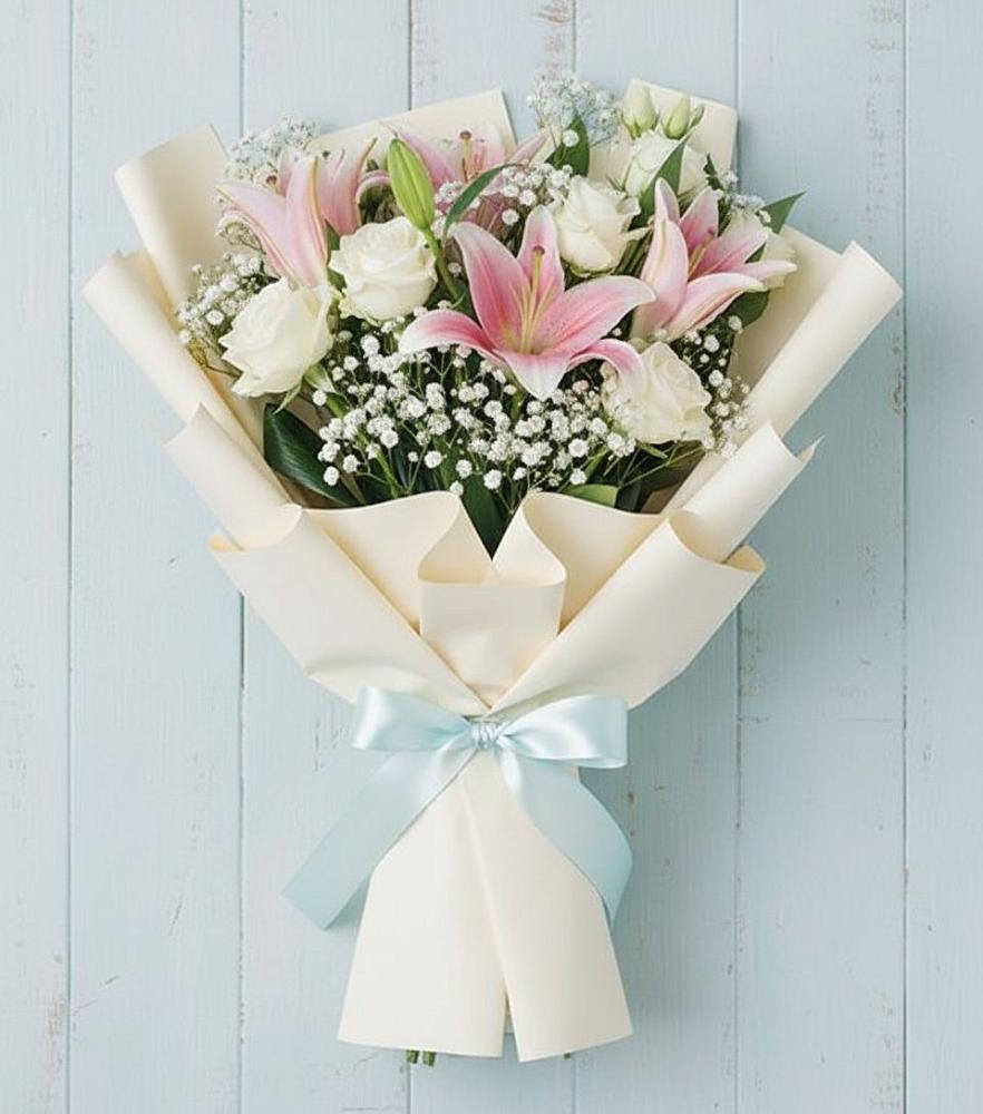 Букет цветов из: Лилии в Калужской Краснодарский край