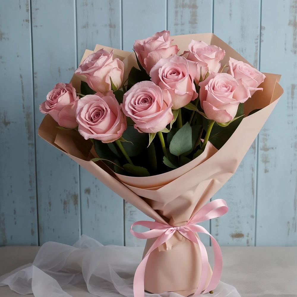 Букет цветов из: Розы в Калужской Краснодарский край