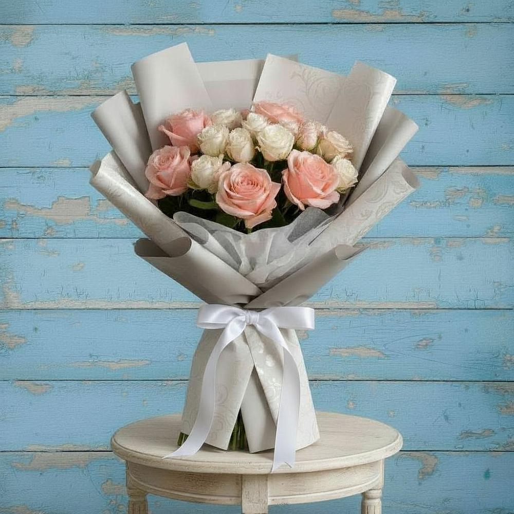 Букет цветов из: Розы в Калужской Краснодарский край