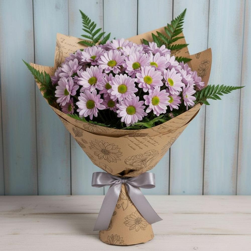 Букет цветов из: Хризантемы в Калужской Краснодарский край