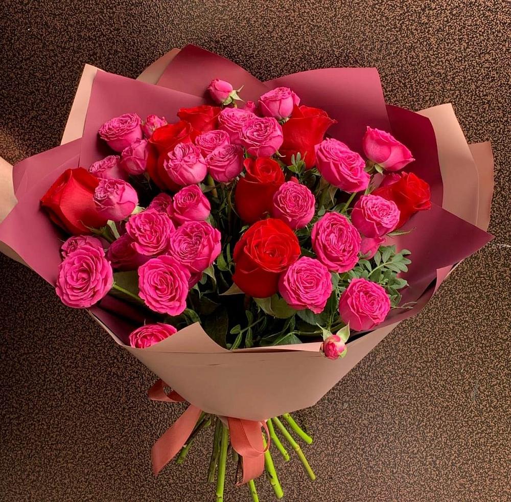 Букет В объятьях нежности в Калужской Краснодарский край