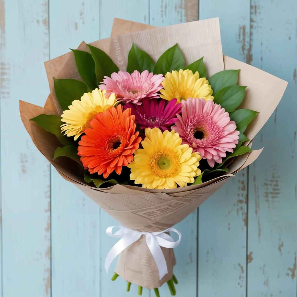 Букет цветов из: Герберы в Калужской Краснодарский край