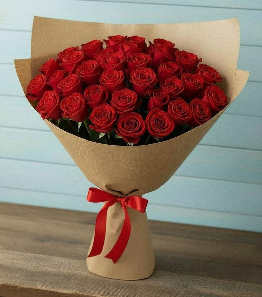 Букет Красные розы Милано в Калужской Краснодарский край