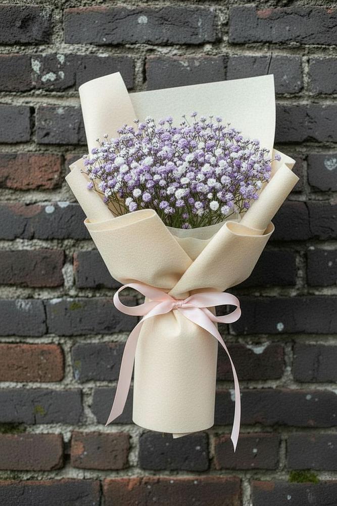 Букет цветов из: Гипсофила в Калужской Краснодарский край