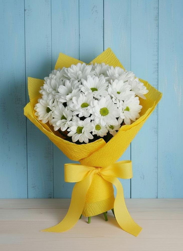 Букет цветов из: Хризантемы в Калужской Краснодарский край