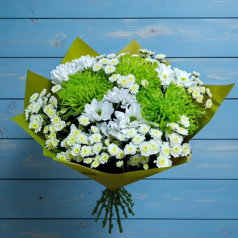 Букет цветов из: Хризантемы в Калужской Краснодарский край