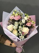 Букет цветов из:  Альстромерии, Розы и Лизиантусы #REPLACE_PRED# Калужской Краснодарский край