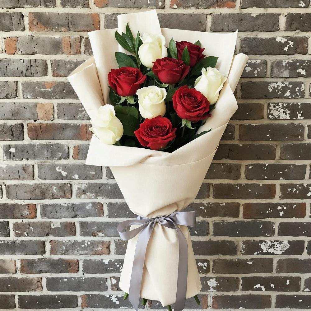 Букет цветов из: Розы в Калужской Краснодарский край