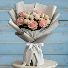 Букет цветов из:  Розы в Калужской Краснодарский край
