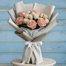 Букет цветов из:  Розы в Калужской Краснодарский край