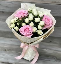 Букет цветов из:  Розы #REPLACE_PRED# Калужской Краснодарский край