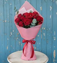 Букет цветов из:  Розы в Калужской Краснодарский край