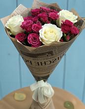 Букет цветов из:  Розы в Калужской Краснодарский край