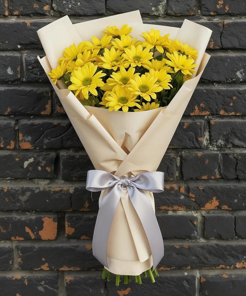 Букет цветов из: Хризантемы в Калужской Краснодарский край