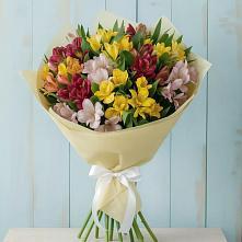 Букет цветов из:  Альстромерии в Калужской Краснодарский край