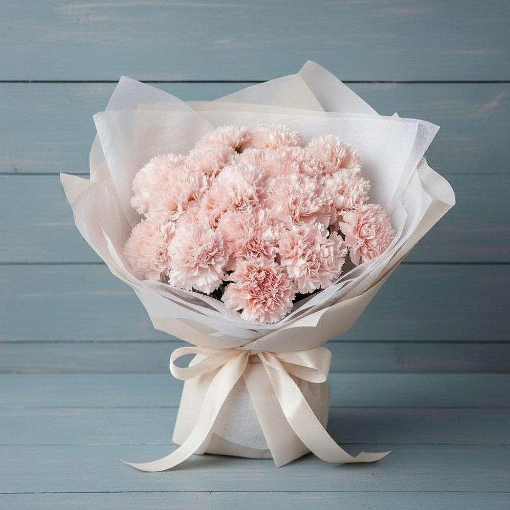 Букет цветов из: Гвоздики в Калужской Краснодарский край