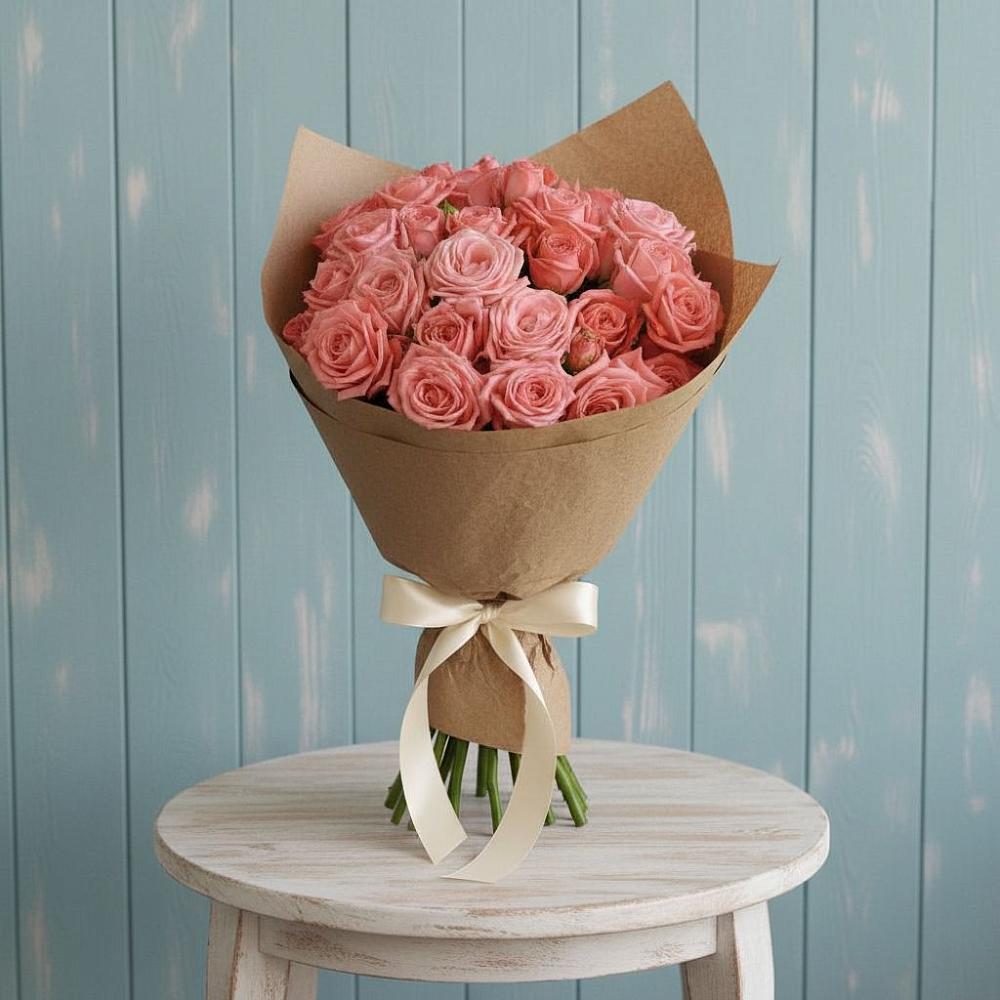 Букет цветов из: Розы в Калужской Краснодарский край